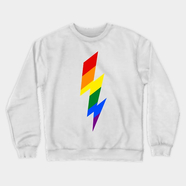 Pride Lightening Crewneck Sweatshirt by Harley Warren